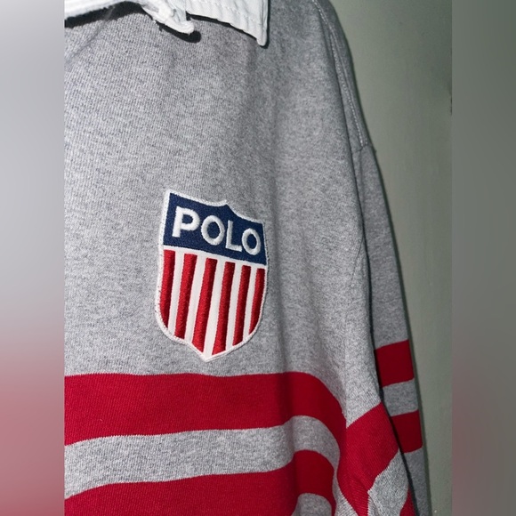 NWOT Mens Classic Fit Polo Ralph Lauren Long Sleeve pullover Polo rugby Jersey - Picture 6 of 16